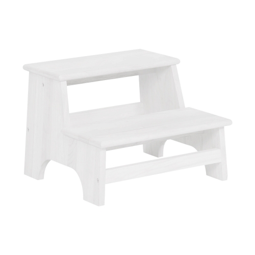 Tyler Bed Step in White Wood